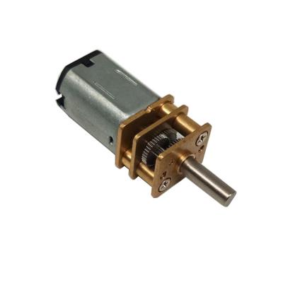 China Totally Enclosed DC Motor 3V 150 Rpm 12V 24V 5Mm Spindle 12Mm Gear Motor With DC Motor for sale