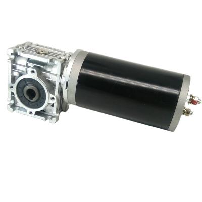 China Totally Enclosed Encoder DC Motor 24V Nmrv 50Rpm 12 Volt 500W 24 Speed ​​Worm Motor for sale