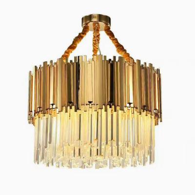 China Glass ceiling lamp direct lamp indoor lighting factory supply modern decoration hotel lobby banquet hall special shaped crystal lighting chandelier for sale