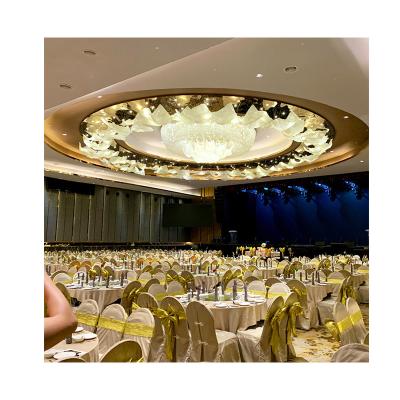 China The new Crystal Chandelier Custom Wholesale Hotel modern luxury wedding of 2022 simple modern decorate large hanging pendant lights for sale