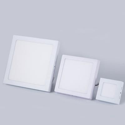 China Wholesale Long Lifespan LED Panel Light Outdoor Mounted Slim Section LED Panel Light Squares Supply for sale