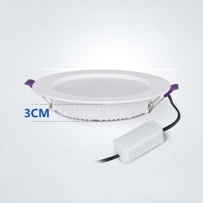 China Modern High Quality Bright Color Rendering LED Commercial Ultrathin Downlight Embedded Downlight for sale