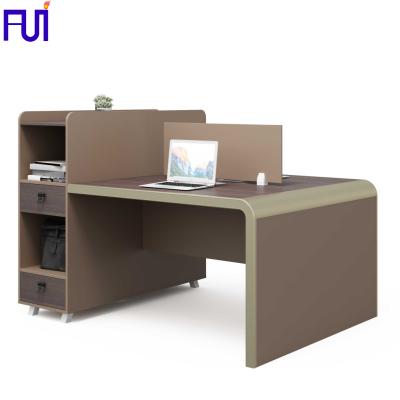 China Factory Sale Office Furniture 2 Person Office Workstation Desks Modern Cubic Workstation Customized Staff Direct Office for sale