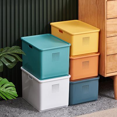 China Simple DUU layout with lid storage box pp plastic sundries finishing small box kindergarten school toy finishing box for sale