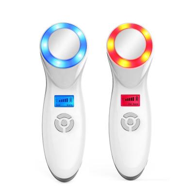 China Multifunctional Face Massager Wrinkle Remover Household Red Light Beauty Salon Micro Facial Current Instrument for sale