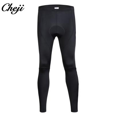 China Cheji QUICK DRY men's cycling pants have reflective logo, quick dry 6D gel padding and elasticity black for sale