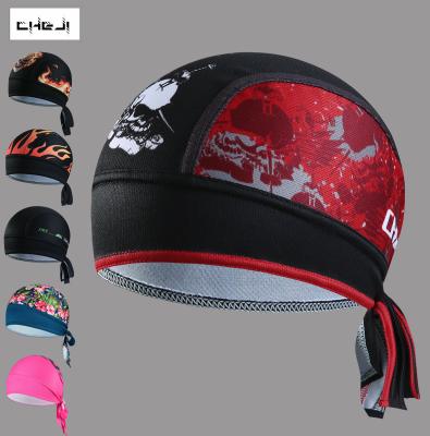 China CHEJI Bandana Outdoor Sport Bicycle Head Scarf Pirate Scarf MTB QUICK DRY Recycling Quick Dry Hood Packing Bandana Hat Custom Bandana for sale