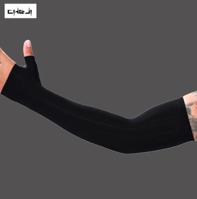 China CHEJI New Type Anti-UV Cycling Arm Sleeves Sun Protection Golf MTB Running Bicycle Gloves Fingerless Arm Warmer for sale