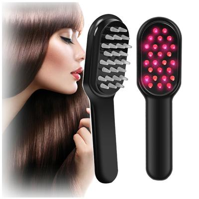 China For Home Use Wholesale Sweep Massager Electric Silicone Scalp Massager Mini Hair Care Comb for sale