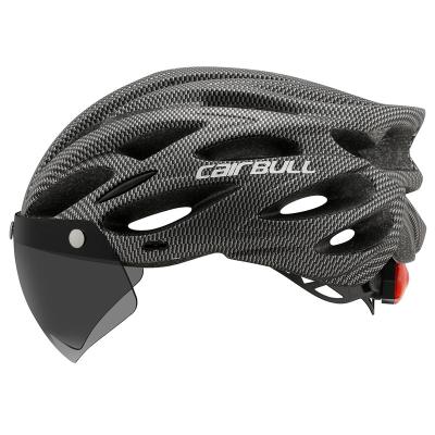 China Bike safety helmet CAIRBULL ALLROAD cycle helmets riding skating head helmet with light and sun visor shoei riding helmet for sale