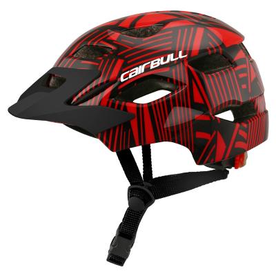 China Bike Safety Helmet CAIRBULL JOYTRACK Dirt Bike Riding Skate Helmet For Kid Children Youth Boy And Girl With Taillight Red Blue Pink Colors Scooter Ski for sale