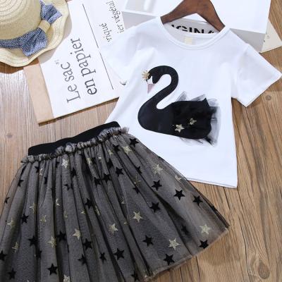 China Wholesale causal kids clothing cheap batik design fairy dresses and two pieces skirt tutu for sale