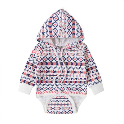 China Casual Baby Long Sleeve Hoodie Infant Romper Printed Clothing From Korean Clothing Supplier for sale