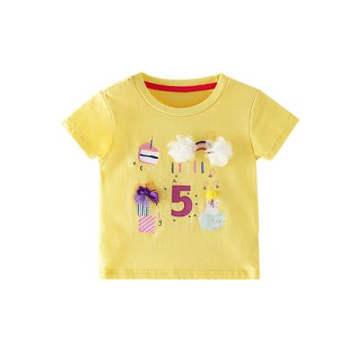 China Wholesale Cheap Thailand Breathable Kids Round Neck Rocksir T Shirts Byarn Turkey For Girl Kids Made In India For Kids for sale