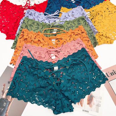 China Hot Selling Sexy Adult Panties Lace Style European American Comfortable Breathable Women Panties for sale