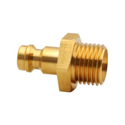 China Factory Factory Stone 27.5mm Male Mold G1/4 Brass Quick Connector Plug for sale