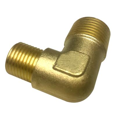 China Water Stone Female Mold Forging Brass Hot Parts Rotation Brass Elbow Fitting for sale