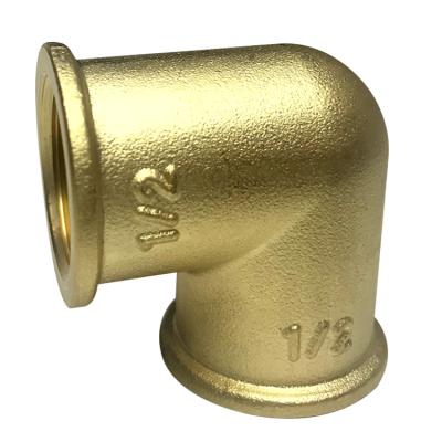 China Water Stone Parts Elbow Parts Brass Hot Spinning Forging Parts for sale