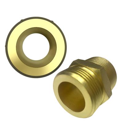 China Water Male Connector Brass Parts Pickling Hot Spinning Forging Mold for sale