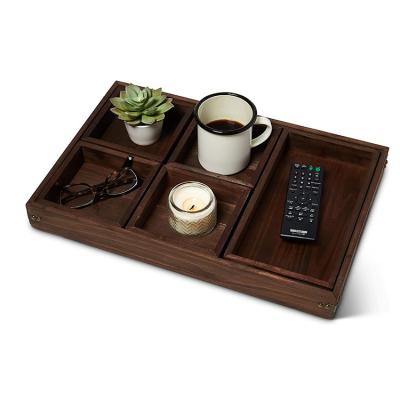 China Large Village Restaurant Hotel Coffee Wood Tray Environmental Friendly Wholesale Home Serving Tray for sale