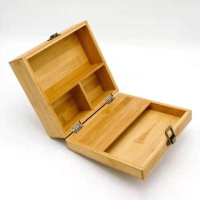 China Handmade Natural Bamboo Jewelry Storage Box Watch Box Storage Box for sale