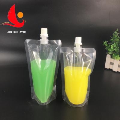 China Package Sealed Vertical Juice Jug Customization Jelly Spout Bags And Drinks To Carry Bags for sale