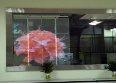 China Heat Disspation SMD Transparent Led Display 3200 Nit With 140 Viewing Angle for sale