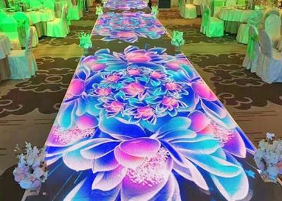 China Outdoor P6.25 Led Dance Floor Aluminium Die Casting 220V/110V Voltage for sale