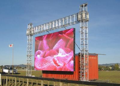 China Pantalla LED de alquiler al aire libre brillante estupenda, cartelera de publicidad grande P6 en venta