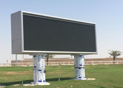 China Full Color Fixed LED Display , Double Column P10 Outdoor LED Billboard Display for sale