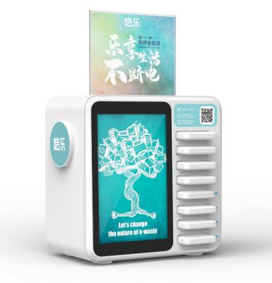 China 2021 Customs Safe Convenient Logo Trending Product 8 Slots Power Bank Portable Sharing Rental Charging Station for sale