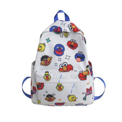 China New Sesame Street waterproof backpack for teenage women Giarls schoolbag women travel bag backpack for sale