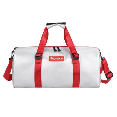 China Leisure and Fashion Large Luggage Sports Gym Bag Outdoor Women Oxford Waterproof Travel Shoulder 30L Foldable Duffel Bag Large for sale