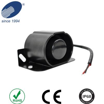 China Black Iron Shell Car Reverse Horn Noise 107dB 36 V for sale