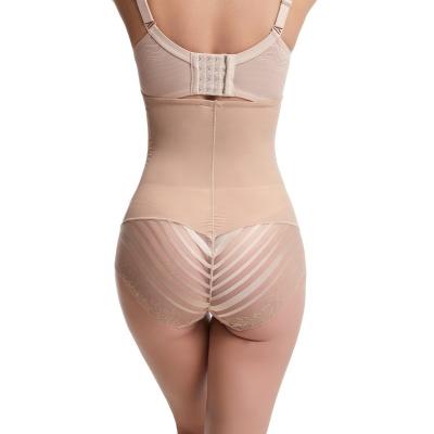 China Antibacterial Antibacterial High Waist Briefs Shapewear For Hi-waisted Women Tummy Control Panties Lace Up Slim Waist Body Shaper Fajas for sale