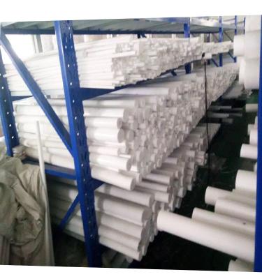 China Round Diameter PTFE Plastic Bar PTFE Material Extruded Rods All Kinds Of Sizes for sale