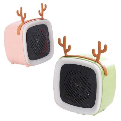 China New winter Mini Fan Heater Air Fan 300w 220v portable electric ptc Hotel Ceramic Fan Heater for sale