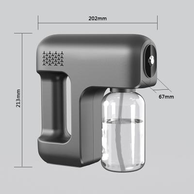 China Convenient Rechargeable Battery Fogger Machine Sprayer Gun Portable Blue Ray Atomizer Wireless Nano Ray Atomizer for sale