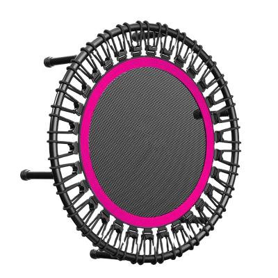 China With Trampoline Protective Net Makers Fun Gymnastics Indoor Fitness Mini Trampoline With Handle for sale