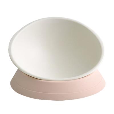 China Viable The Newest Non-slip360 Degree Slope Adjustable Bowl Ceramic Dog Cat Bowls for sale