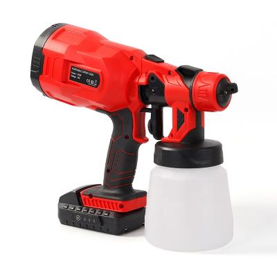 China Paint Cordless Spray Gun Big Capaity 18v 800ml Paint Spray Gun, High Quality Powerful Paint Spray Machine for sale