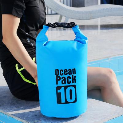 China Outdoor Sports Waterproof Bag Backpack 5l 10l 20l 30l Cylinder Office Dry Bag Tpu River Trekking Super Swimming OEM for sale