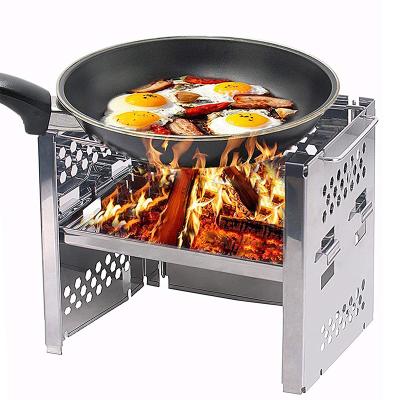 China Outdoor Equipment Increasing Collapsible Outdoor Cook Stoves Boiler Campsite Rocket Burner Tent Heater Wood Blomass Pellet Chips Camping for sale