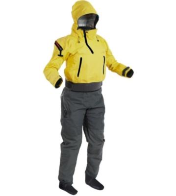 China Antibacterial Women's Kayak Wetsuit White Water Fill With Neck And Wrist Latex Seal One Pieces Dry Suits for sale