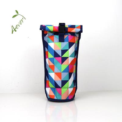 China Waterproof Custom Freezable Wine Bag Bottle Refrigeration Cooler Holder With Gel Pack for sale