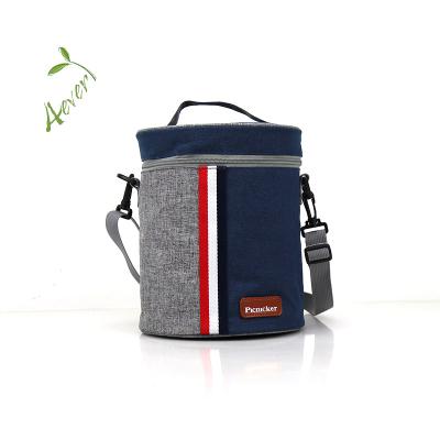 China High Quality Customized Brand Waterproof Round Folding Insulated Fancy Cooler Lunch Bag for sale