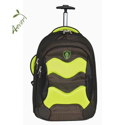 China Polyester Low Price Custom Popular Teenage Trolley Detachable School Bag With Stair Rising Wheeleds for sale