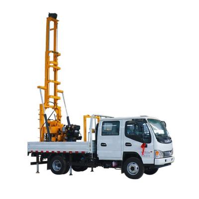 China Construction worksÂ   200m 300m Depth Rock Drilling Machine Air DTH Water Well Bore Hole Drilling Rig for sale