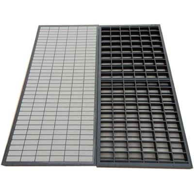 China energy & API Solid Control Mi Swaco Stainless Composite Frame Mining Wave Mongoose Shale Shale Shaker Screen Flat Type for sale