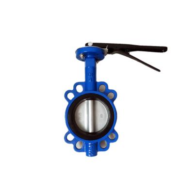 China Wafer Type Water Pipe Stainless Steel WCB Butterfly Valve for sale